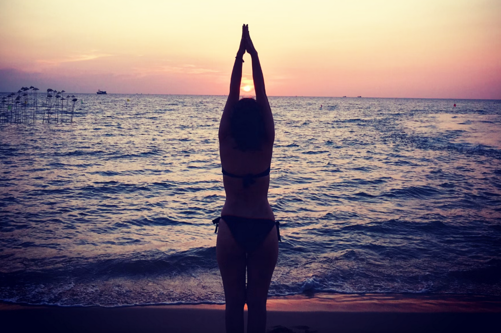 A girl demonstrating Why posture is important