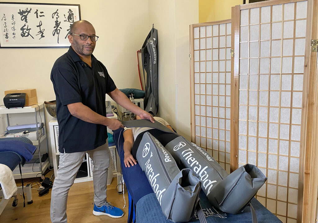 Errol Lynch demonstrating The Benefits of Bemer Therapy