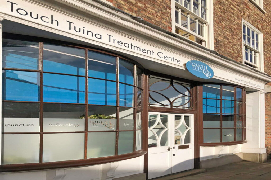 The outside of the Touch Tuina York 1 clinic